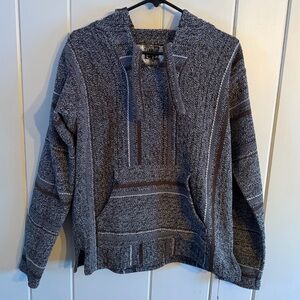 Original Señor Lopez Baja Hoodie – Gray/Black Woven – Size M